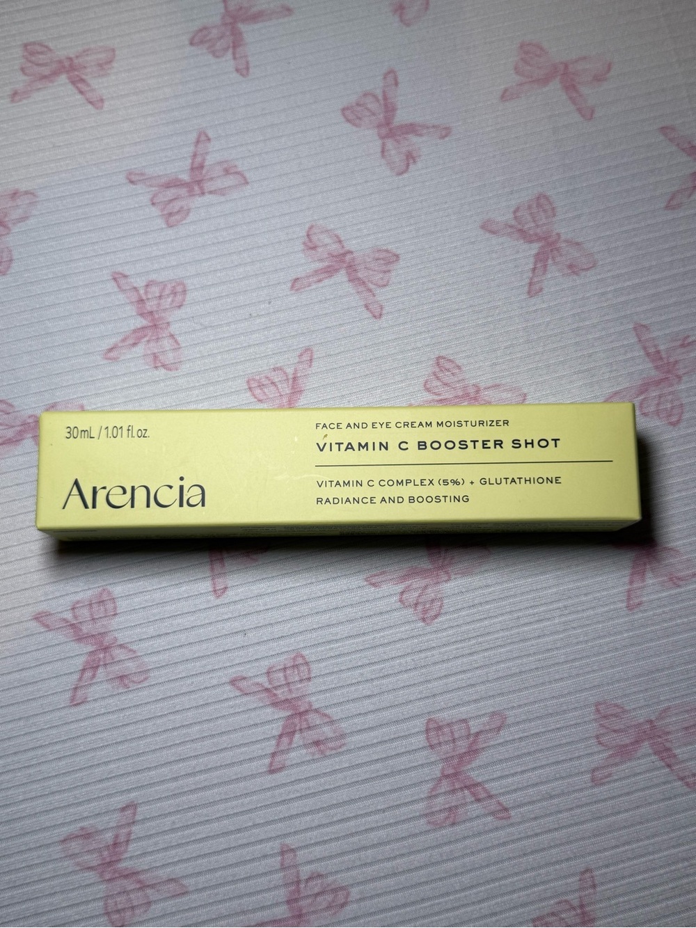 Vitamin C Booster Shot Face & Eye Cream Moisturizer - Light Yellow